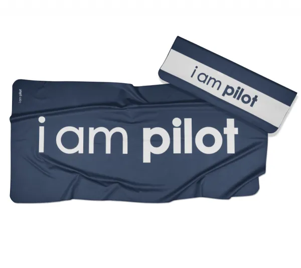 Funkční ručník i am pilot - modrý