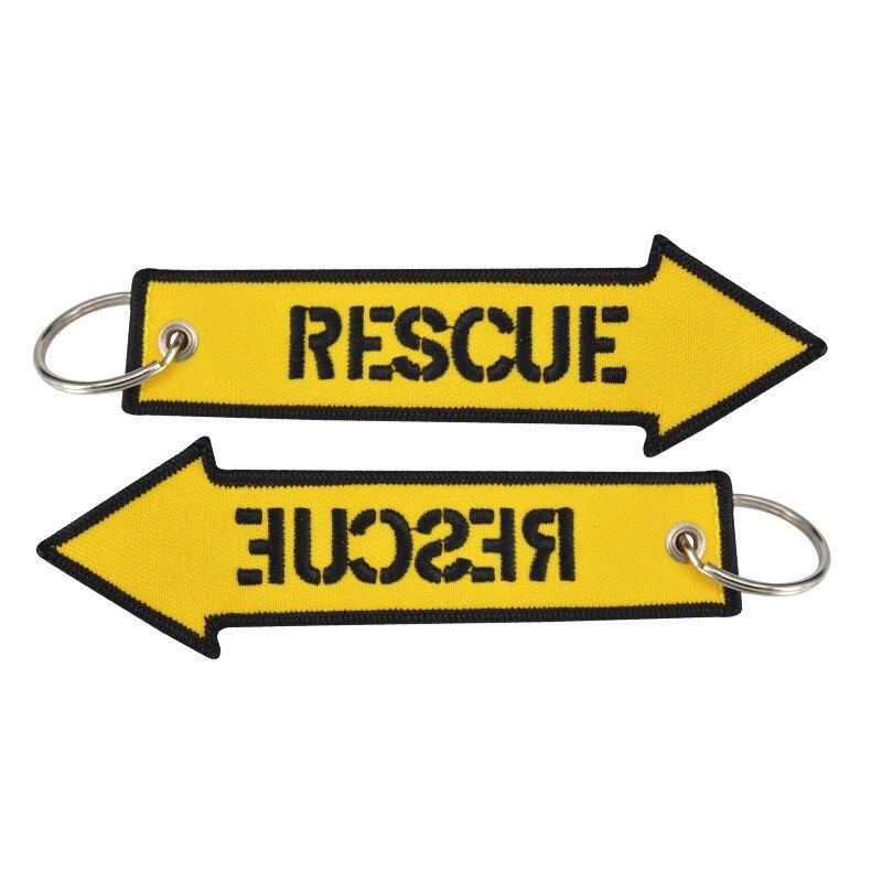 Letecká klíčenka - Rescue Yellow Arrow