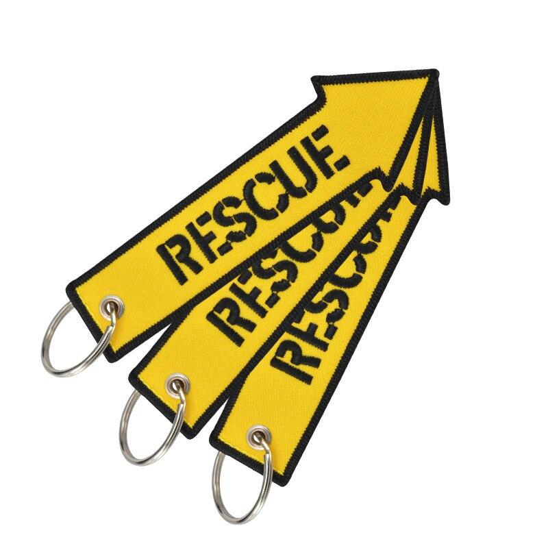 Letecká klíčenka - Rescue Yellow Arrow