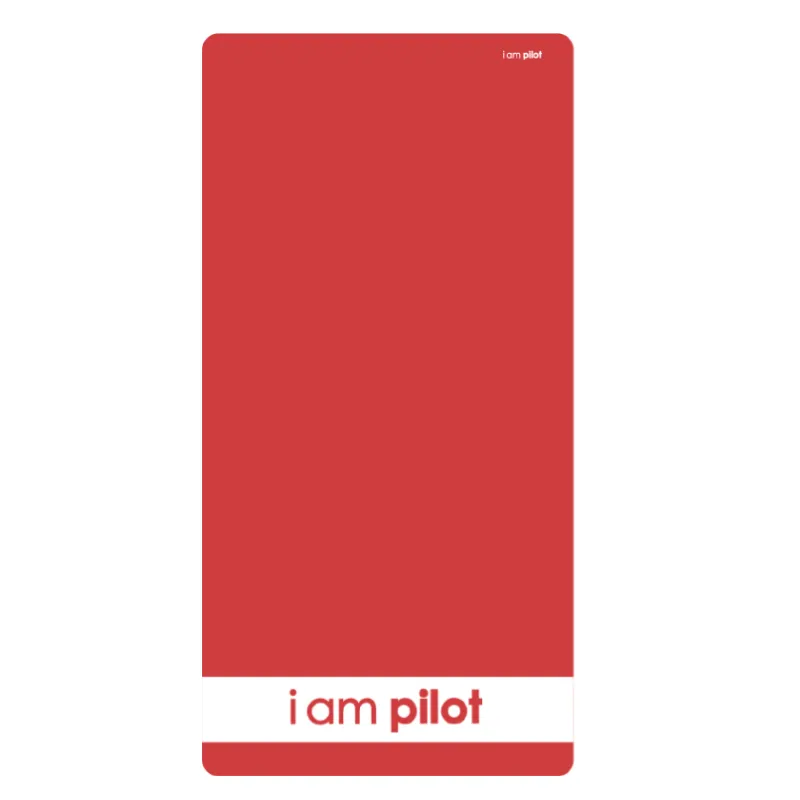 Funkční ručník i am pilot - red