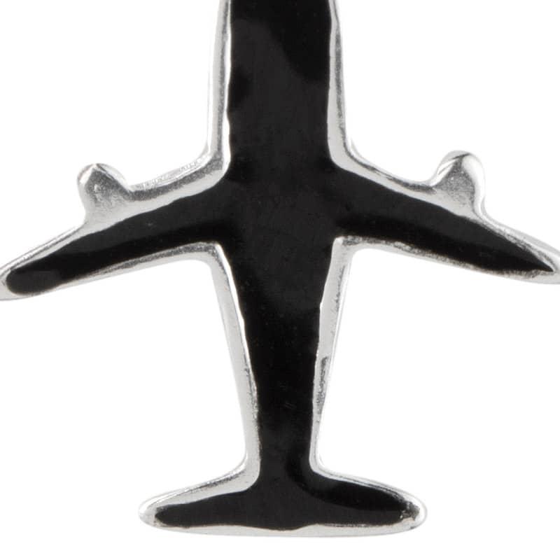 Řetízek s přívěškem ve tvaru letadla Stříbro 925